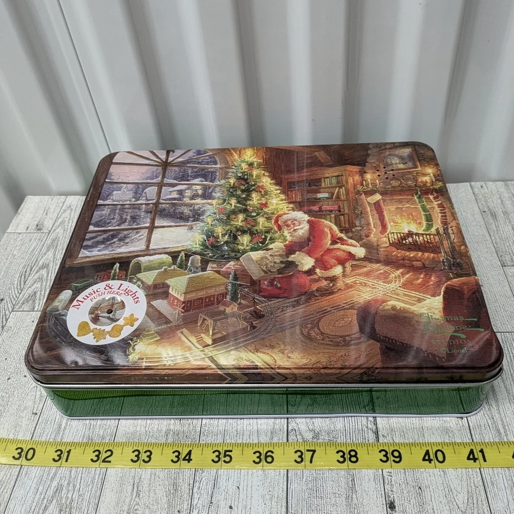 Christmas Santa Tin Box